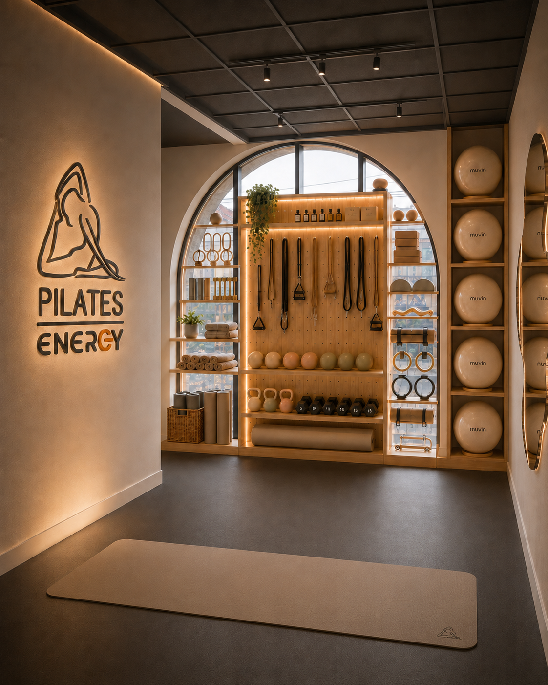 Espaço exclusivo de Pilates da Energy Arena